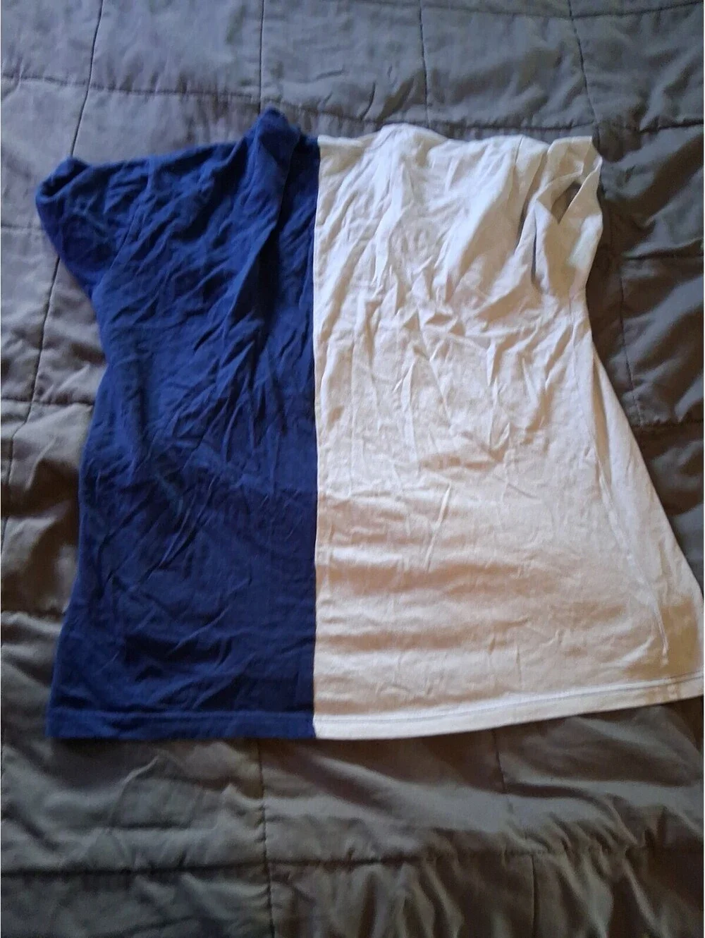Aeropostale T-shirt Men Large Los Angeles New York Blue White Graphic E2